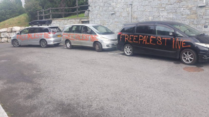 Des tags "Free Palestine" sur des voitures de touristes juifs en Haute-Savoie, une enquête ouverte