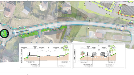 Evian : La route de la Corniche, porte d&rsquo;entr&eacute;e de la commune sur les Hauts, va &ecirc;tre am&eacute;nag&eacute;e