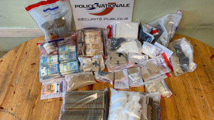 Gaillard : Plus de cinq kilos de drogue saisis