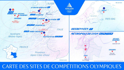 Jeux Olympiques : La r&eacute;partition officielle des sites des Pays de Savoie