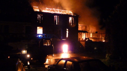 Juvigny : une maison prend feu