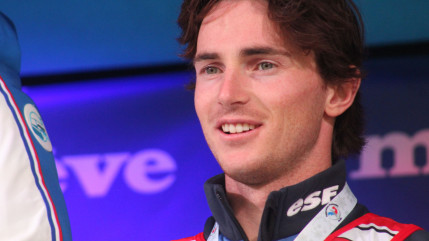 La Clusaz : L&eacute;o Anguenot sur le podium du g&eacute;ant d'Adelboden