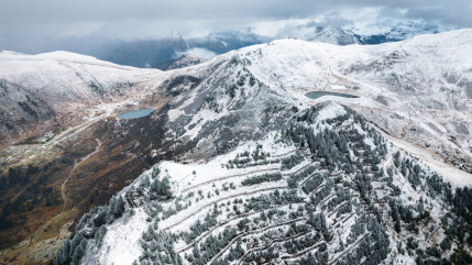 La neige a bien fait son retour en altitude