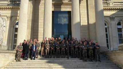 Le 27ème BCA en visite à l’Assemblée nationale mardi