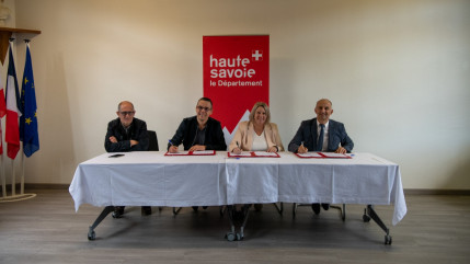 Le Conseil départemental s’engage auprès de la Commune de Margencel pour l’aménagement des RD 133 et RD 233