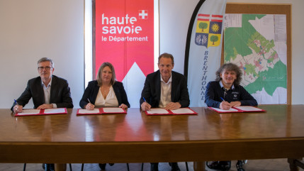 Le Conseil départemental s’engage auprès des Communes de Brenthonne et de Bons-enChablais pour l’aménagement de la RD 903