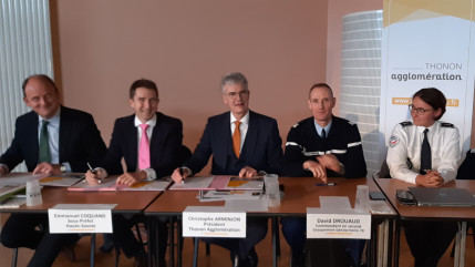 Le Conseil Intercommunal de S&eacute;curit&eacute; et de Pr&eacute;vention de la D&eacute;linquance et la Radicalisation relanc&eacute; &agrave; Thonon Agglom&eacute;ration (interviews)