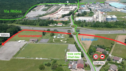 Le projet d’échangeur autoroutier de Viry continue de diviser