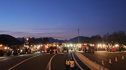 Les agriculteurs toujours mobilisés en Pays de Savoie