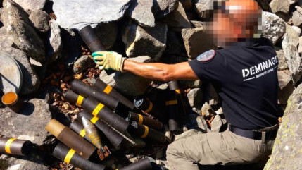 Maurienne : une brebis chute d&rsquo;une falaise et r&eacute;v&egrave;le une caisse de munitions de la Seconde Guerre mondiale