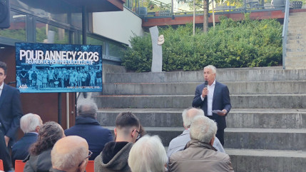 Municipales &agrave; Annecy : Faute d'accord, Jean-Luc Rigaut fait campagne de son c&ocirc;t&eacute;