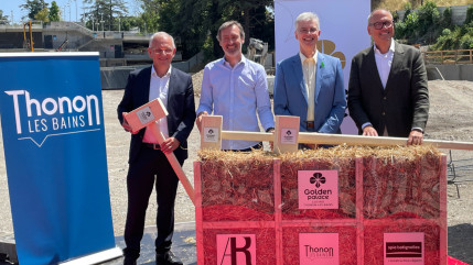 Première pierre posée pour le futur casino de jeux de Thonon (interview)