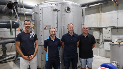 Publier/Amphion : des travaux en cours à la Cité de l'Eau Publier/Amphion : des travaux en cours à la Cité de l'Eau