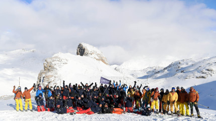 Quelques-uns des plus grands sportifs français à Tignes cette semaine Quelques-uns des plus grands sportifs français à Tignes cette semaine