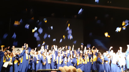 Remise de diplômes au Lycée Hôtelier Savoie-Léman de Thonon (interview)