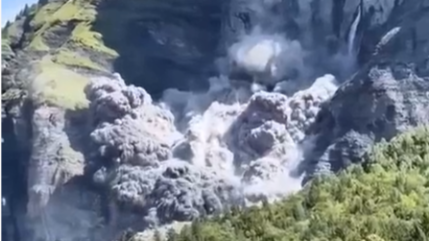 Eboulement à Sixt Fer à Cheval : "c'est très rare et ce sont des images impressionnantes" selon un géomorphologue du CNRS