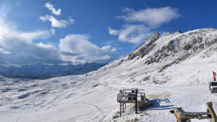 Tarentaise : les premières chutes de neige sont arrivées