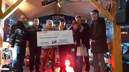 Thonon : clap de fin pour Les Féeriques et remise de chèque aux Restos du Cœur (interviews)