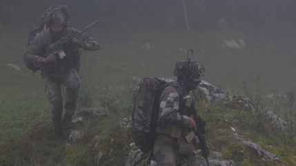 Trois jours d'entraînement au Plateau des Glières pour les chasseurs alpins
