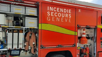 Un important d&eacute;gagement de fum&eacute;e en centre-ville de Gen&egrave;ve