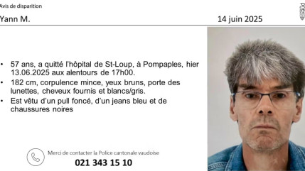 Vaudois : Avis de recherche pour retrouver Yann M., amnésique