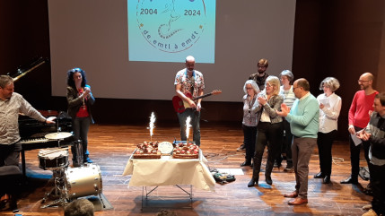 20 ans d'activité au service de la musique et de la danse pour l'EMDT de Thonon (interviews).